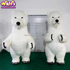 Event Polar Bear Costume Inflatable Customized Advertising Inflatable Panda Bear Costume