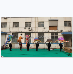 Colorful Inflatable Seahorse Sea Animal Puppet Inflatable Turtle Seahorse Costume With Led Light