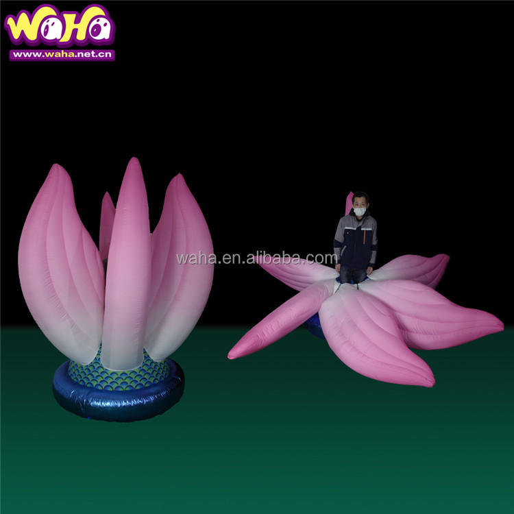 Led Light Costume Inflatable Flower Fancy Dress Costume for Carnival Parade