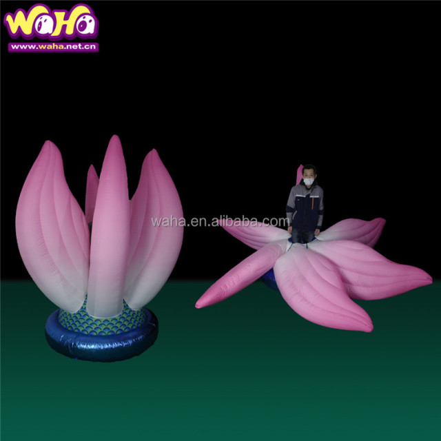 Led Light Costume Inflatable Flower Fancy Dress Costume for Carnival Parade