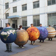 Hot Sale Funny Inflatable Planet Costumes, Inflatable Planets Costume for Advertising