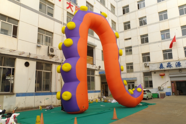 Custom LED Lighting Giant Inflatable Octopus Feet for Display Swimming Events Decorative Tentacles Advertising Inflatables