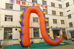 Custom LED Lighting Giant Inflatable Octopus Feet for Display Swimming Events Decorative Tentacles Advertising Inflatables