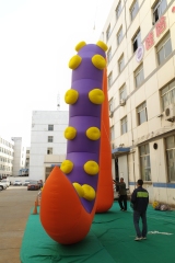 Custom LED Lighting Giant Inflatable Octopus Feet for Display Swimming Events Decorative Tentacles Advertising Inflatables
