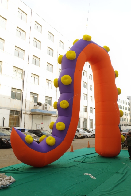 Custom LED Lighting Giant Inflatable Octopus Feet for Display Swimming Events Decorative Tentacles Advertising Inflatables