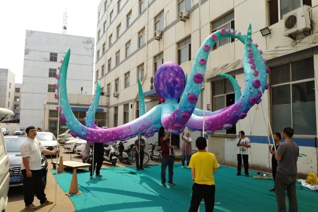 Commercial Decoration Giant Inflatable Octopus Restore Custom Inflatable Animal