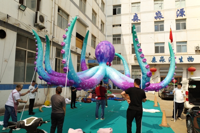 Commercial Decoration Giant Inflatable Octopus Restore Custom Inflatable Animal
