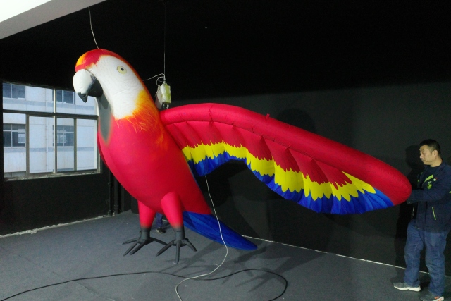Custom Inflatable Parrot Models, Suitable for Commercial Events, Exhibitions and Large-scale Parades