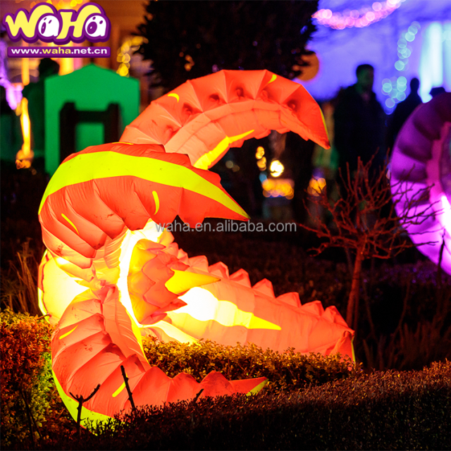 Decor Flower Event Giant Led Bright Artificial Flowers Inflatable Festival Decoration