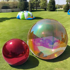 Inflatable Metallic Ball Decorative Inflatable Mirror Ball Metallic Balloons Big Shiny Giant Inflatable Balls