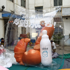 Custom Inflatable Fries Advertising Inflatable Food Model Bread Croissant Inflatable Fries