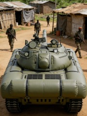 Inflatable Tank Inflatable Tank Inflatable Battle Tank Model High Quality Inflatable Tank