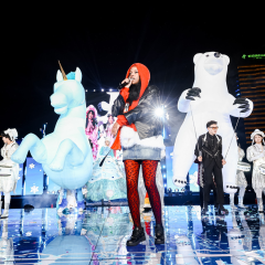 Outdoor Party Inflatable Horse Balloon Giant Costume Mascot Model for Events Advertising Inflatable with Blower Accessory