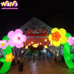 Decor Flower Event Giant Led Bright Artificial Flowers Inflatable Festival Decoration