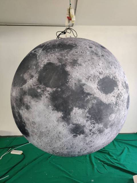 Decorative LED Lighting Planet Balls Inflatable Hanging Planets for Party Decorations