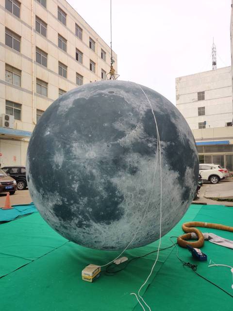 Decorative LED Lighting Planet Balls Inflatable Hanging Planets for Party Decorations