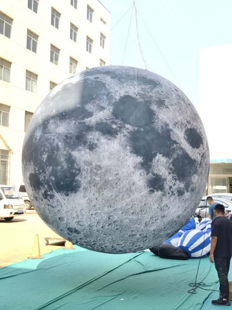 Decorative LED Lighting Planet Balls Inflatable Hanging Planets for Party Decorations