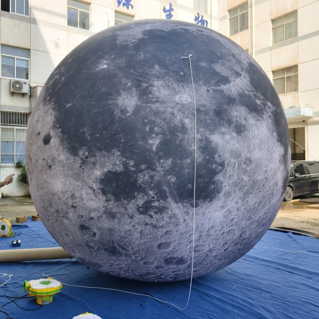 Decorative LED Lighting Planet Balls Inflatable Hanging Planets for Party Decorations