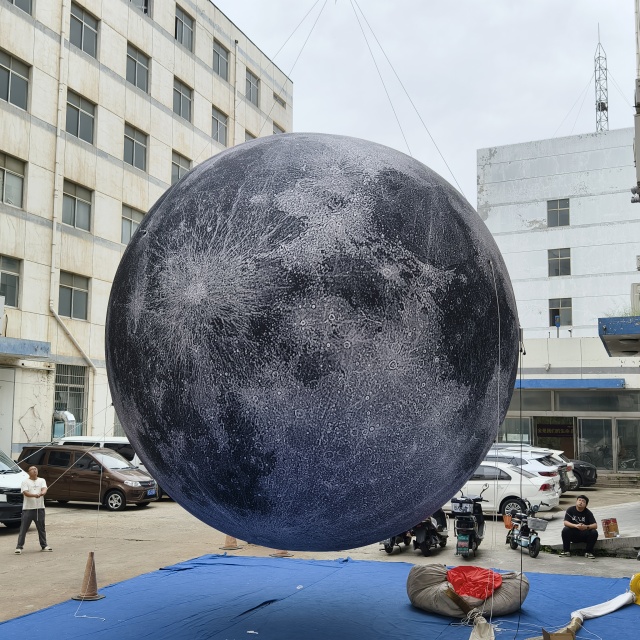 Decorative LED Lighting Planet Balls Inflatable Hanging Planets for Party Decorations