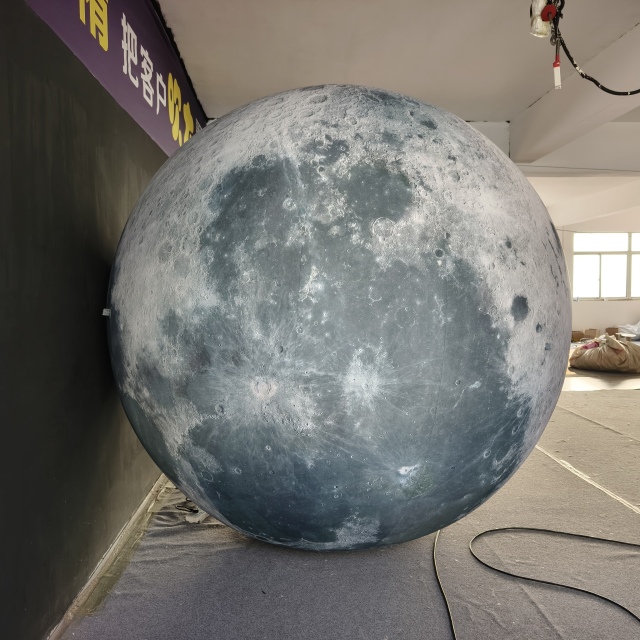 Decorative LED Lighting Planet Balls Inflatable Hanging Planets for Party Decorations