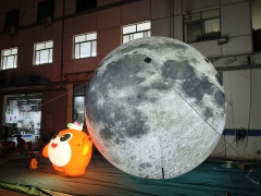 Decorative LED Lighting Planet Balls Inflatable Hanging Planets for Party Decorations