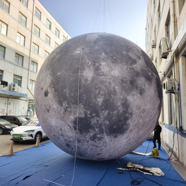 Decorative LED Lighting Planet Balls Inflatable Hanging Planets for Party Decorations