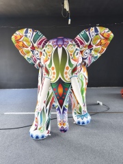 Customized New Design Giant Blow up Animal Custom Advertising Inflatable Elephant Large Inflatable Animal Model