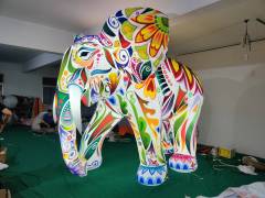 Customized New Design Giant Blow up Animal Custom Advertising Inflatable Elephant Large Inflatable Animal Model