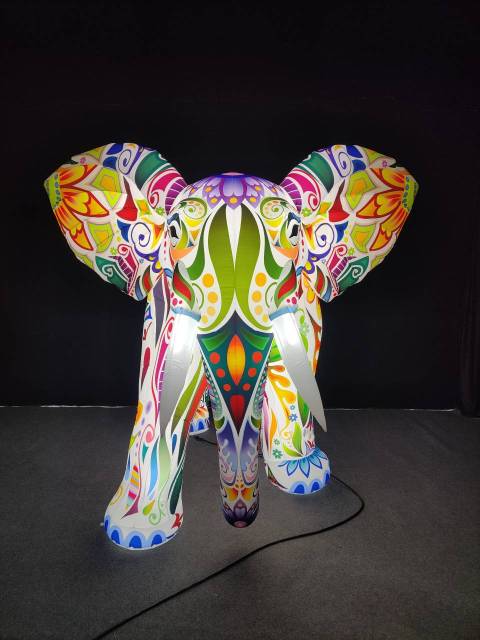 Customized New Design Giant Blow up Animal Custom Advertising Inflatable Elephant Large Inflatable Animal Model