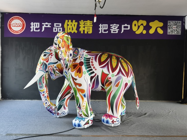 Customized New Design Giant Blow up Animal Custom Advertising Inflatable Elephant Large Inflatable Animal Model