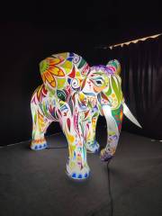 Customized New Design Giant Blow up Animal Custom Advertising Inflatable Elephant Large Inflatable Animal Model