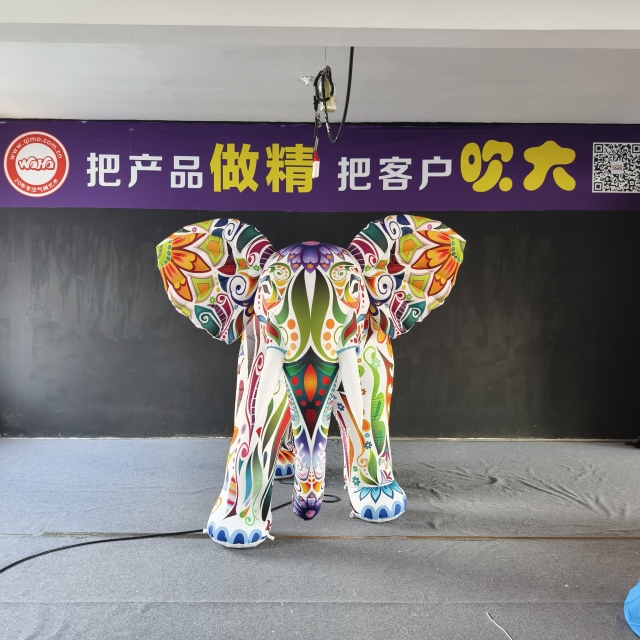 Customized New Design Giant Blow up Animal Custom Advertising Inflatable Elephant Large Inflatable Animal Model