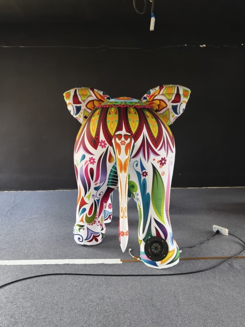 Customized New Design Giant Blow up Animal Custom Advertising Inflatable Elephant Large Inflatable Animal Model