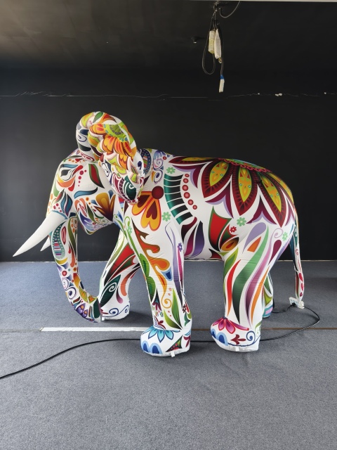 Customized New Design Giant Blow up Animal Custom Advertising Inflatable Elephant Large Inflatable Animal Model