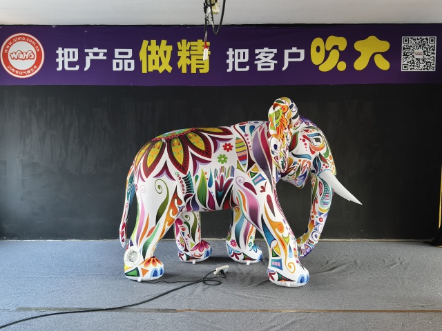 Customized New Design Giant Blow up Animal Custom Advertising Inflatable Elephant Large Inflatable Animal Model