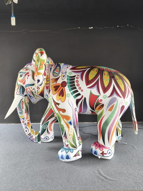 Customized New Design Giant Blow up Animal Custom Advertising Inflatable Elephant Large Inflatable Animal Model