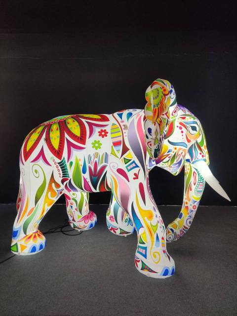 Customized New Design Giant Blow up Animal Custom Advertising Inflatable Elephant Large Inflatable Animal Model