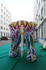 Customized New Design Giant Blow up Animal Custom Advertising Inflatable Elephant Large Inflatable Animal Model