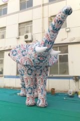 Customized New Design Giant Blow up Animal Custom Advertising Inflatable Elephant Large Inflatable Animal Model