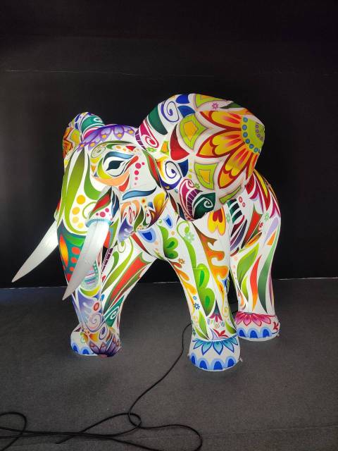 Customized New Design Giant Blow up Animal Custom Advertising Inflatable Elephant Large Inflatable Animal Model