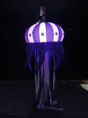 Hot Sale Outdoor Wonderful Inflatable Jellyfish Display Customized Giant Inflatable Cute Sea Animal With Light