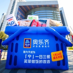 Custom Made Brand Logo Advertising Inflatables Inflatable Shopping Bag Balloon for Shopping Mall Decoration