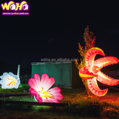 Decor Flower Event Giant Led Bright Artificial Flowers Inflatable Festival Decoration