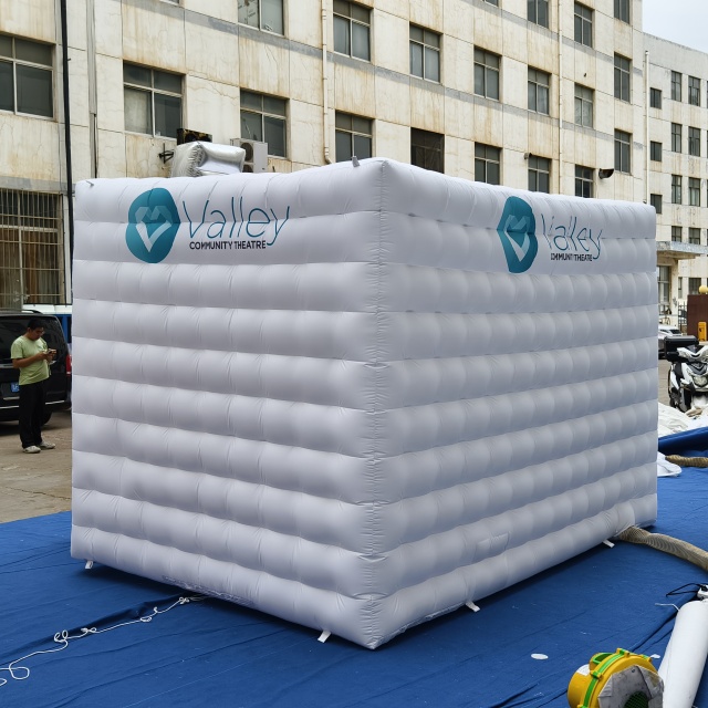 Customizable Inflatable Cube Booth Oxford Material Photo Booth Tent Blower Digital Printing Outdoor Parties Promotions