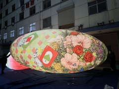 Hanging Advertising Inflatable Lantern Model, Inflatable Lighting Lantern Balloon for New Year Decoration