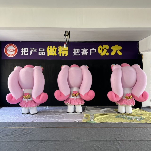 WaHa Hot Sale Inflatable Walking Costume Interactive Horse Man Cartoon Character Inflatable Mascot Costume