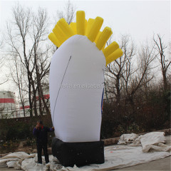 Custom Inflatable Fries Advertising Inflatable Food Model Bread Croissant Inflatable Fries