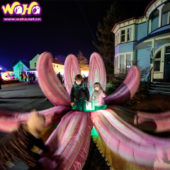 Decor Flower Event Giant Led Bright Artificial Flowers Inflatable Festival Decoration