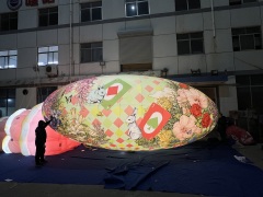 Hanging Advertising Inflatable Lantern Model, Inflatable Lighting Lantern Balloon for New Year Decoration