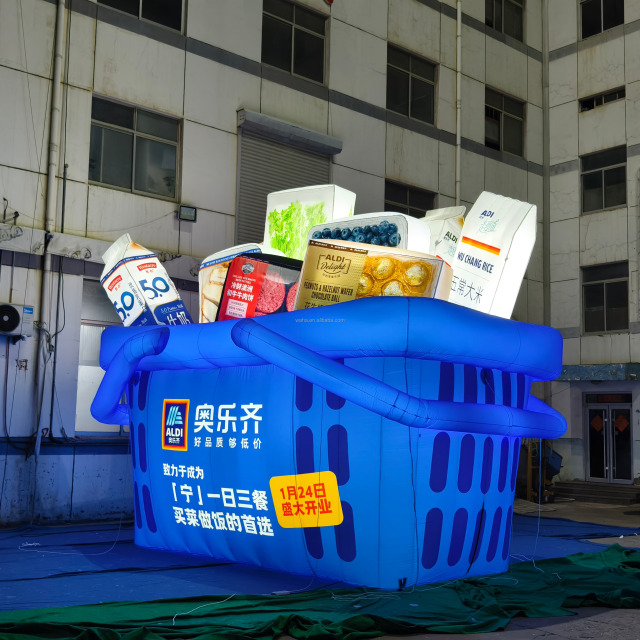 Custom Made Brand Logo Advertising Inflatables Inflatable Shopping Bag Balloon for Shopping Mall Decoration